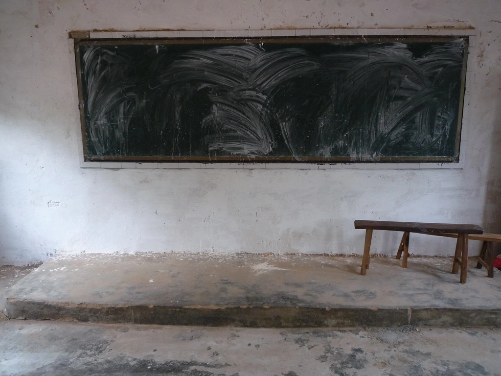 An empty classroom