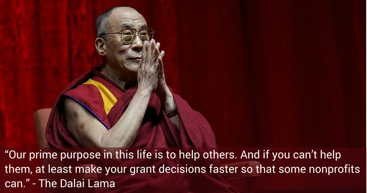 Dalai Lama Nonprofit AF quote