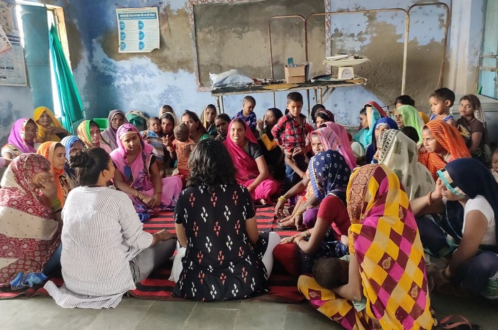A training session in Bharatpur Rajasthan-gender based violence