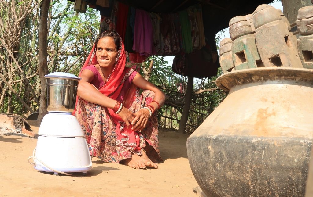 A woman in a village Rajasthan_covid_coronavirus_groundup