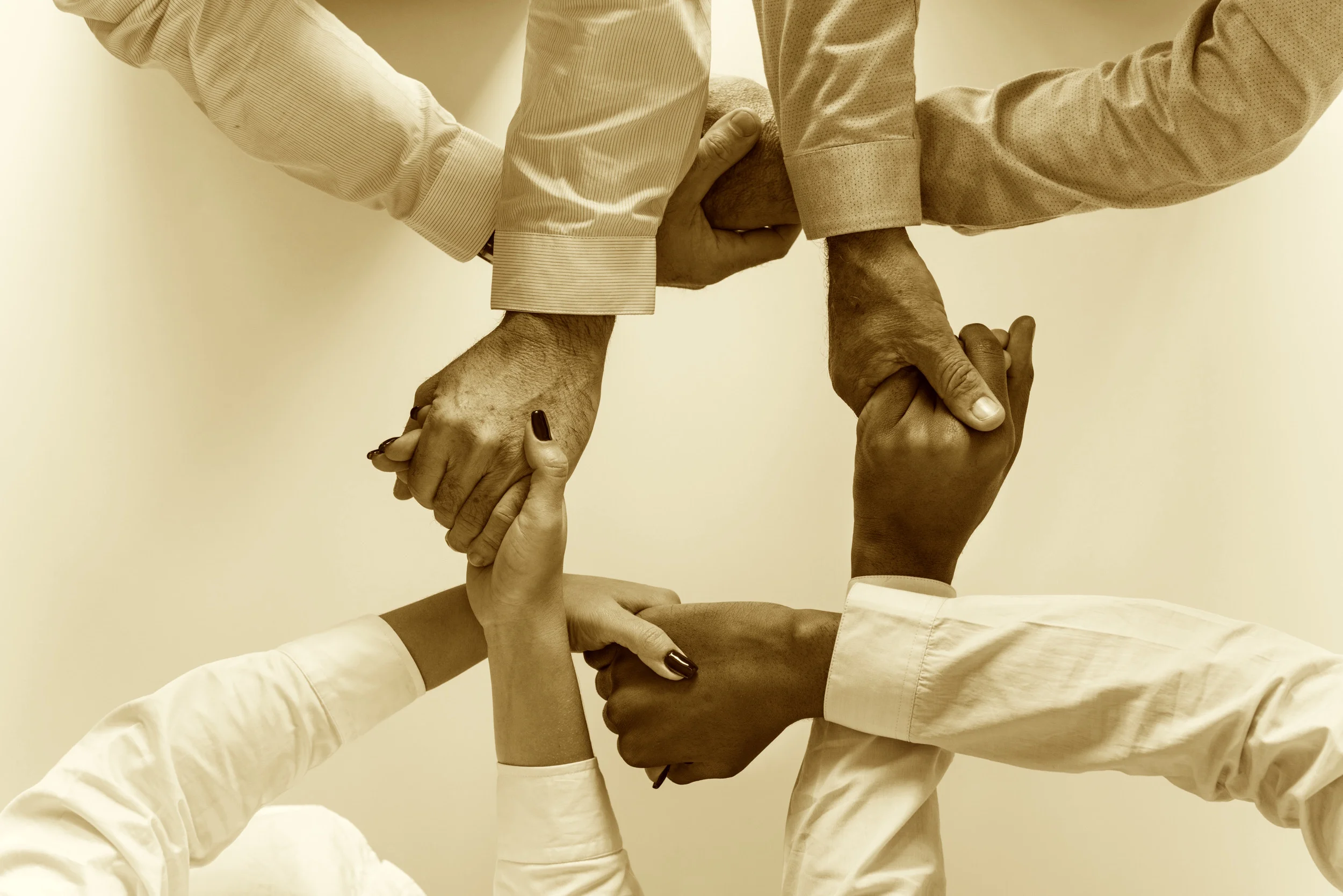 CSR role holding hands