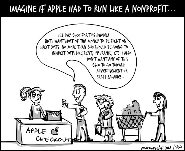 Apple run like nonprofit