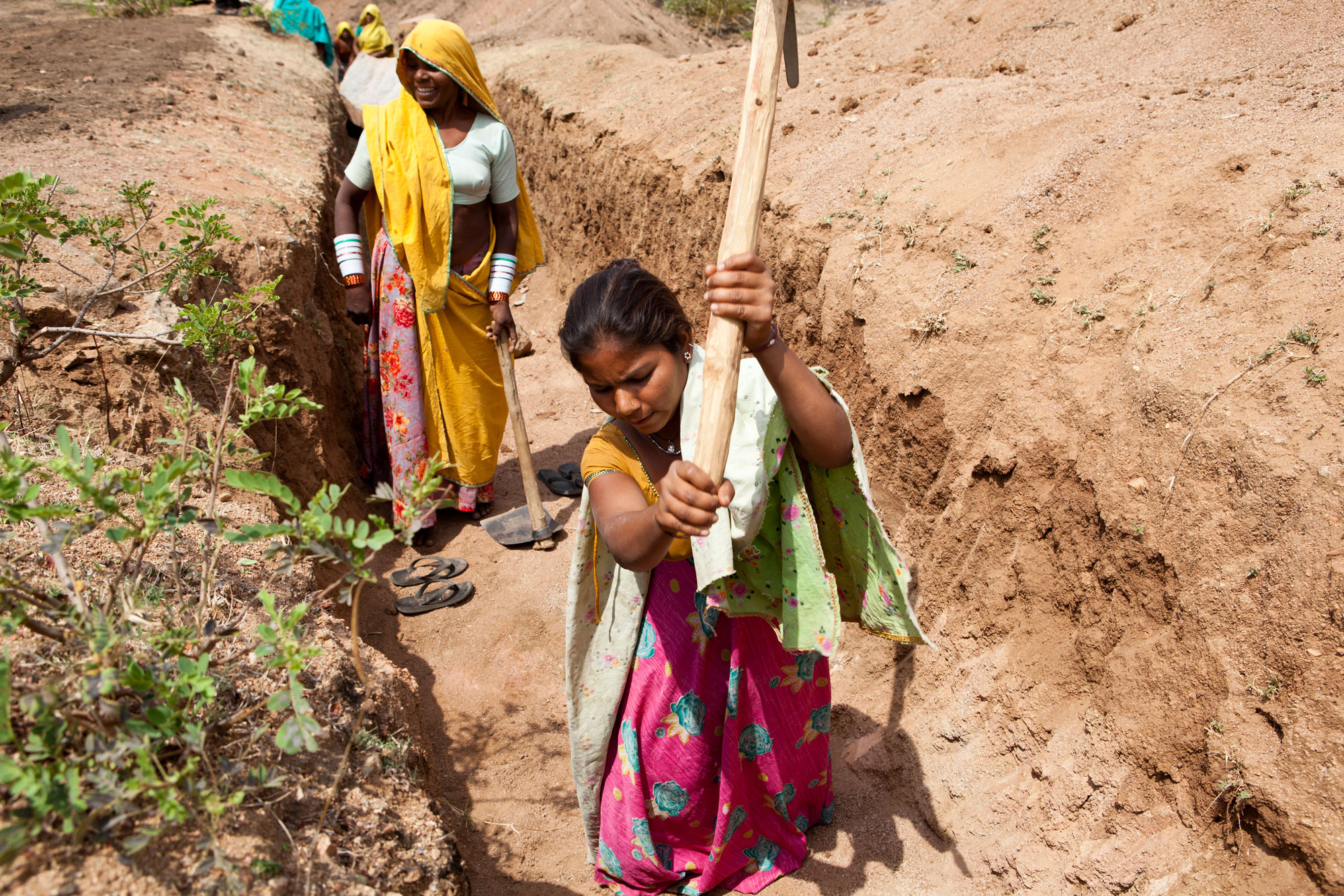 Rural Indian women working on the land-picture courtesy-CAnderson
