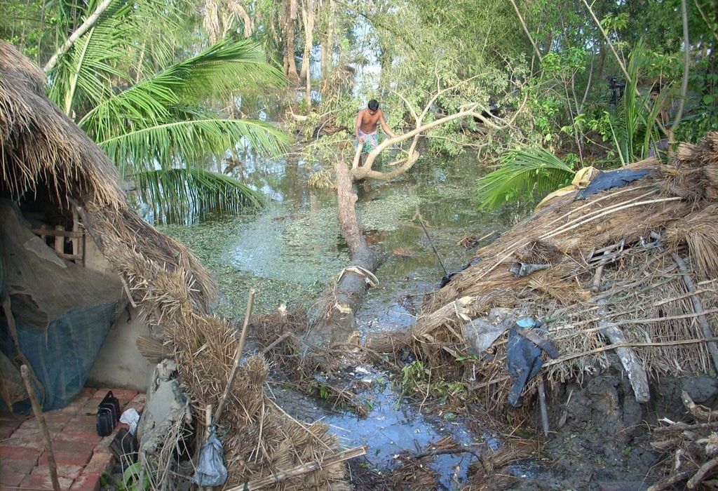 sunderbans devastated by cylcone_covid_climate change