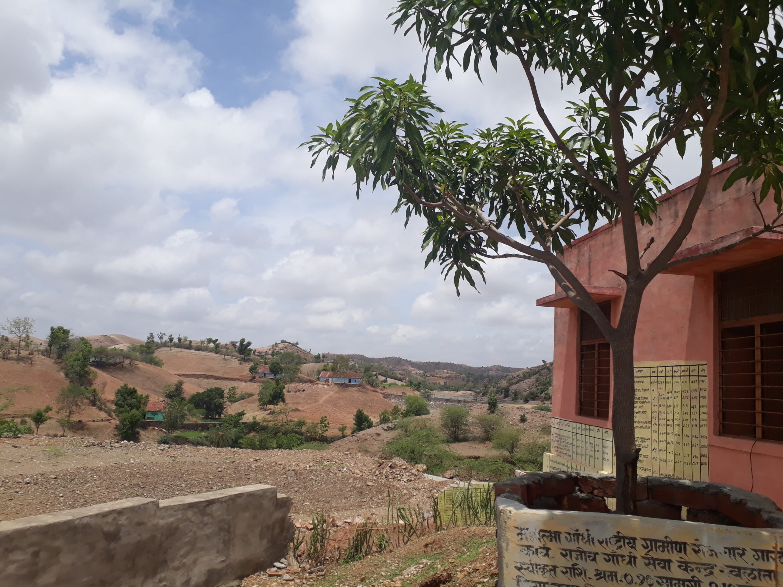 Landscape view with a tree in front- systems of local self-government in India