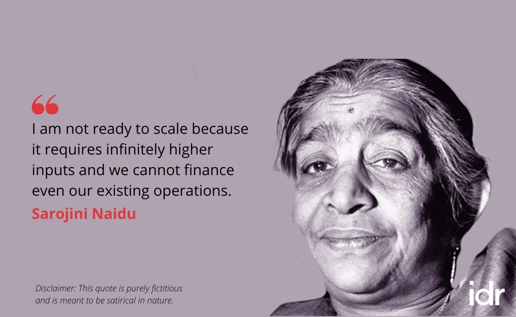 Sarojini Naidu quote (nonprofit version)