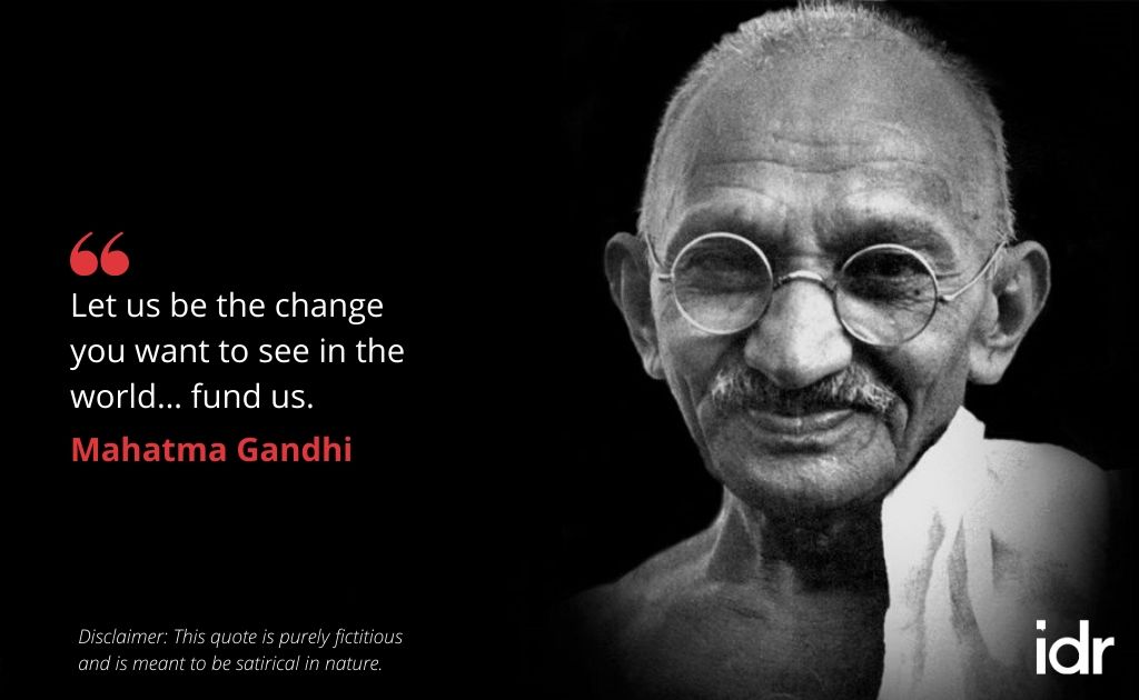 Gandhi quote (nonprofit version)