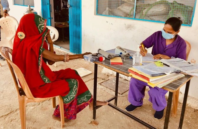 woman getting primary healthcare-COVID-19 frontline workers-picture courtesy-basic healthcare services