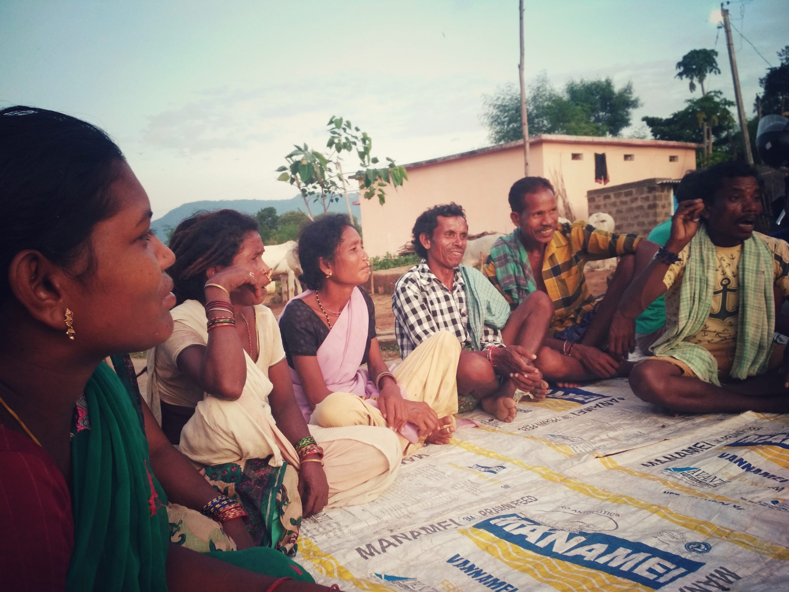 Member villagers of an FPO sitting for a meeting_Kavitha Kuruganti