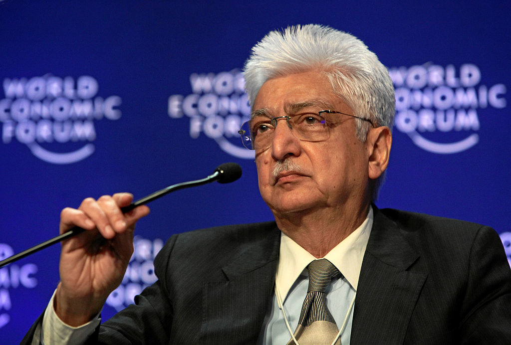 Azim Premji speaking at the world economic forum-philanthropy