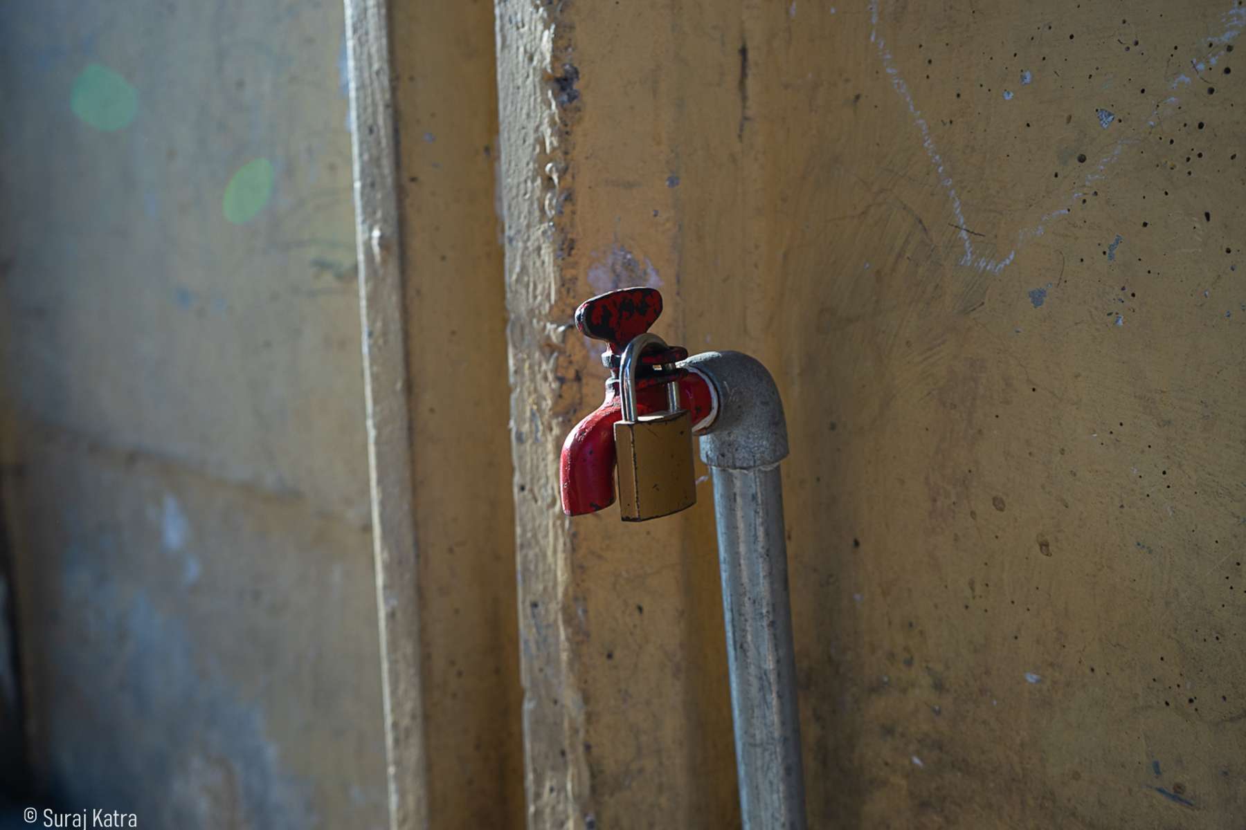 Image 1_A water tap with a lock-picture courtesy- Suraj Katra