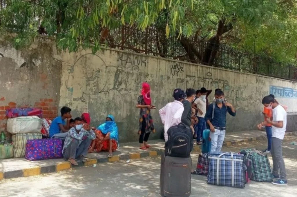 Stranded migrant workers during fourth phase of the lockdown