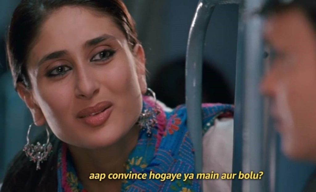 A still from Jab We Met with Kareena Kapoor. When you wish the HR in your life is Hrithik Roshan, but it's only Human Resources.