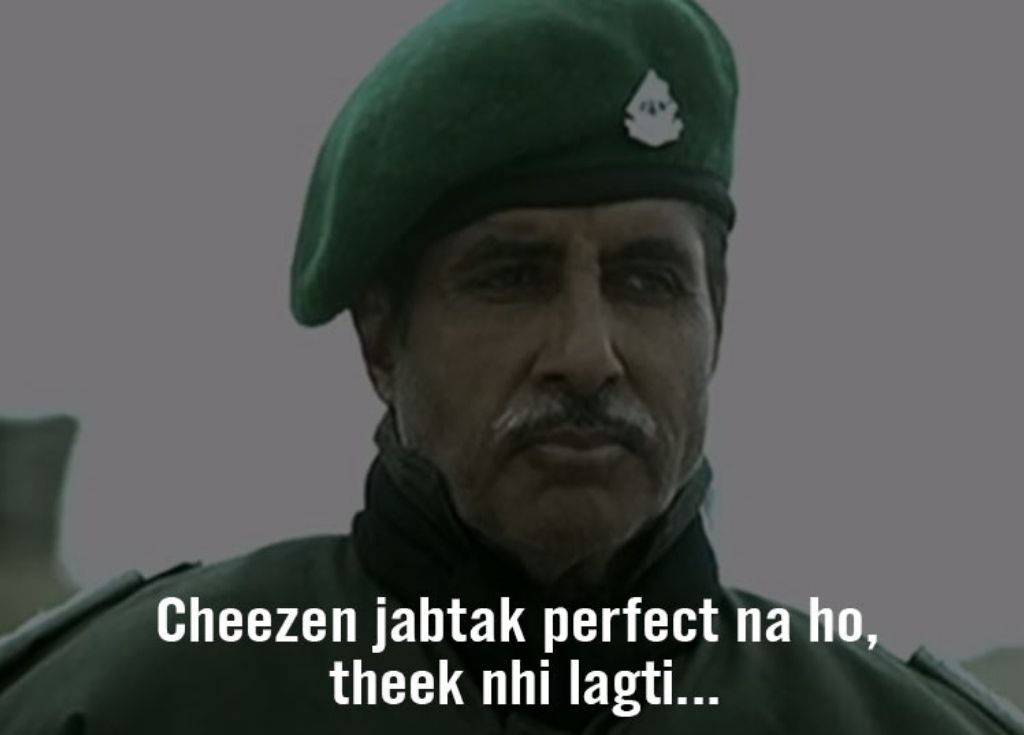 Amitabh Bachchan in a still from Lakshya-nonprofit humour