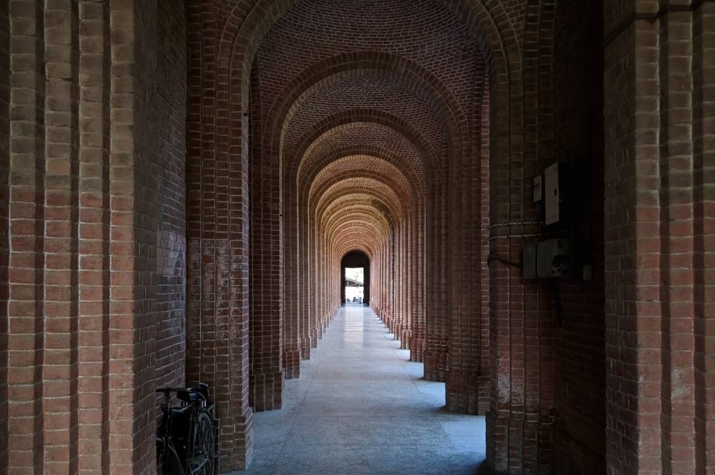 A long, empty, arched corridor_Unsplash-ecology research
