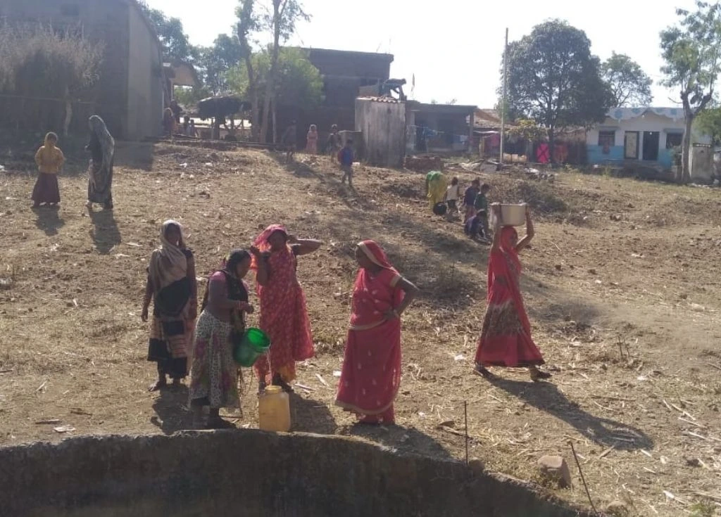Five women from a village in Madhya pradesh