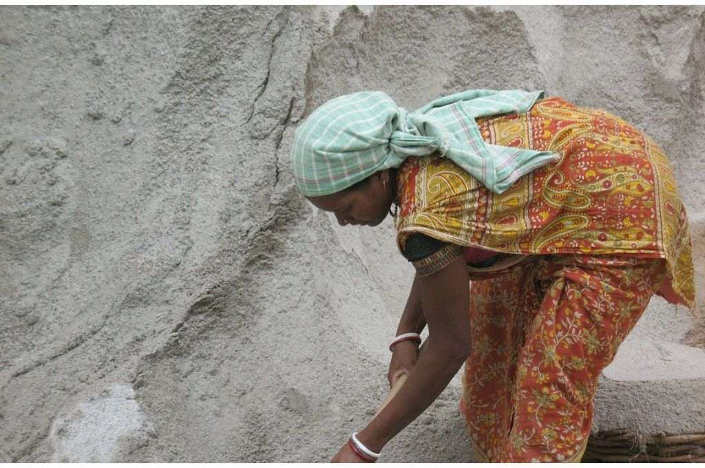 Indian woman labourer - gender equality