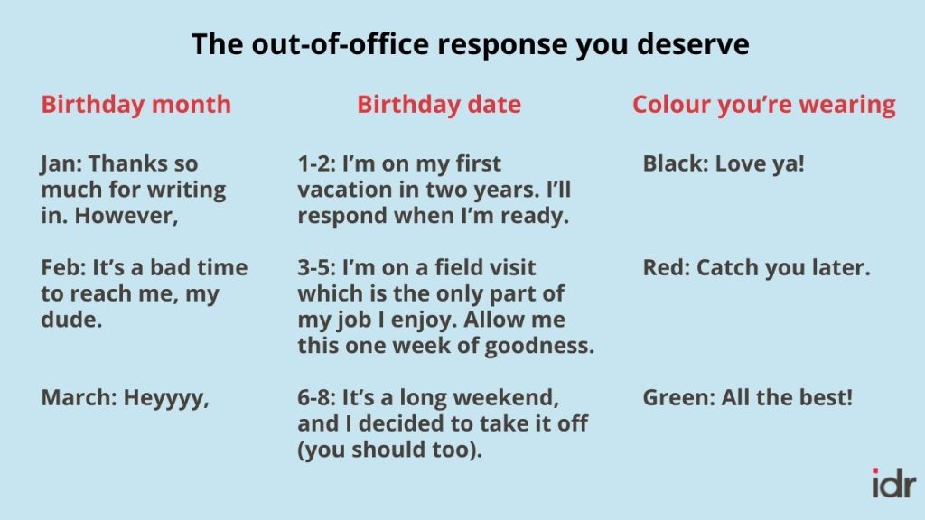 The out-of-office response you deserve creative 1-nonprofit humour