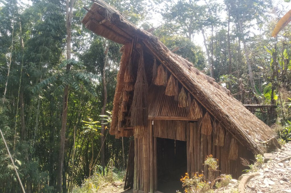 morung ghar in nagaland-Ao Naga