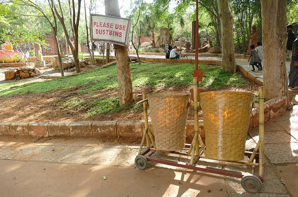 dustbins made of bamboo_climate change