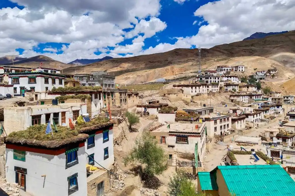 Houses in a row_spiti architecture