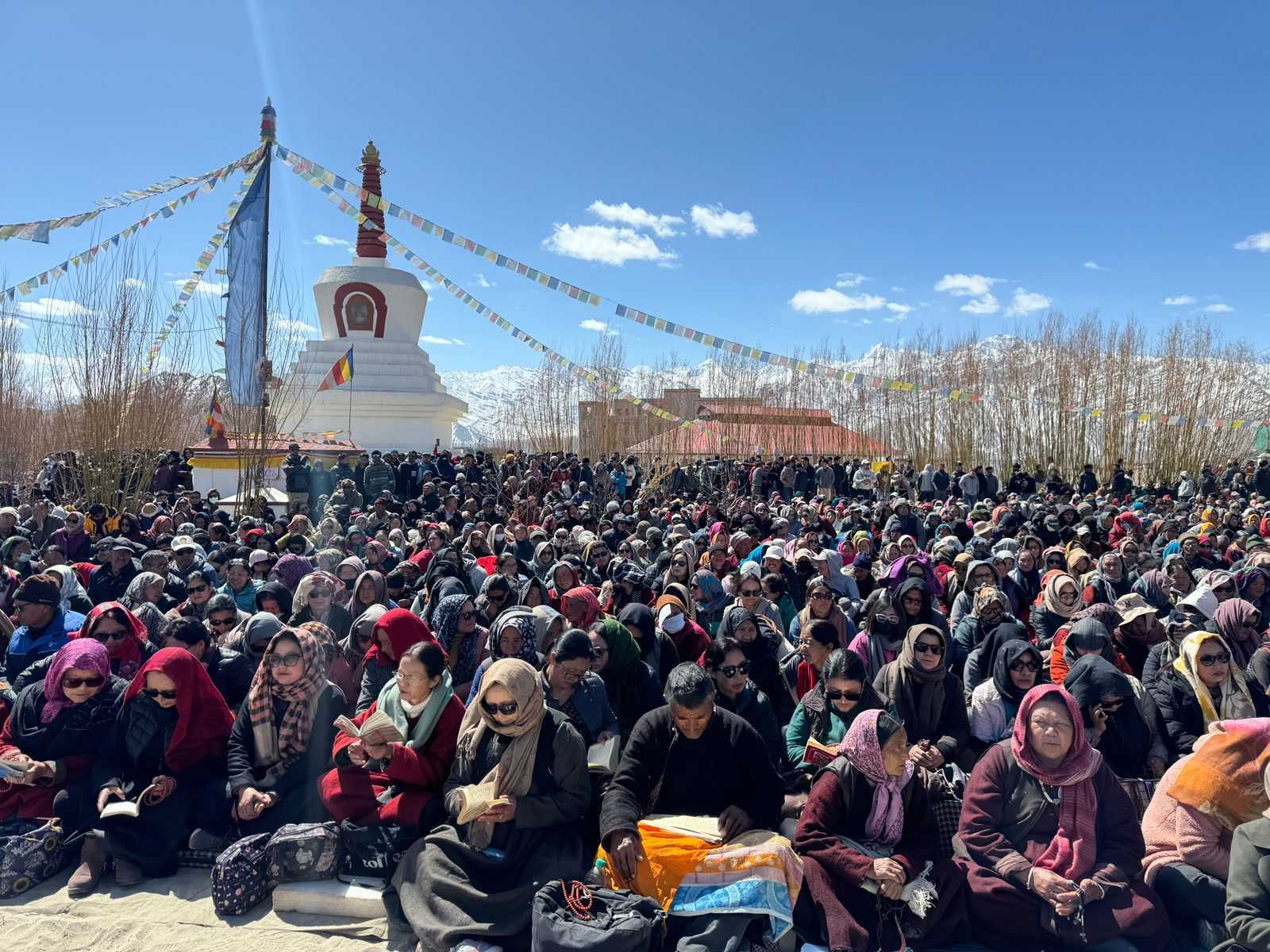 Climate fast protest at ladakh