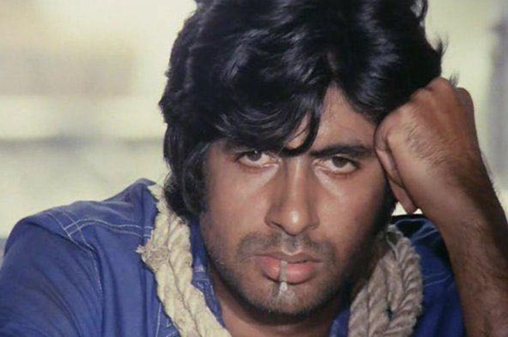 an image of young Amitabh Bachchan looking peeved-nonprofit humour