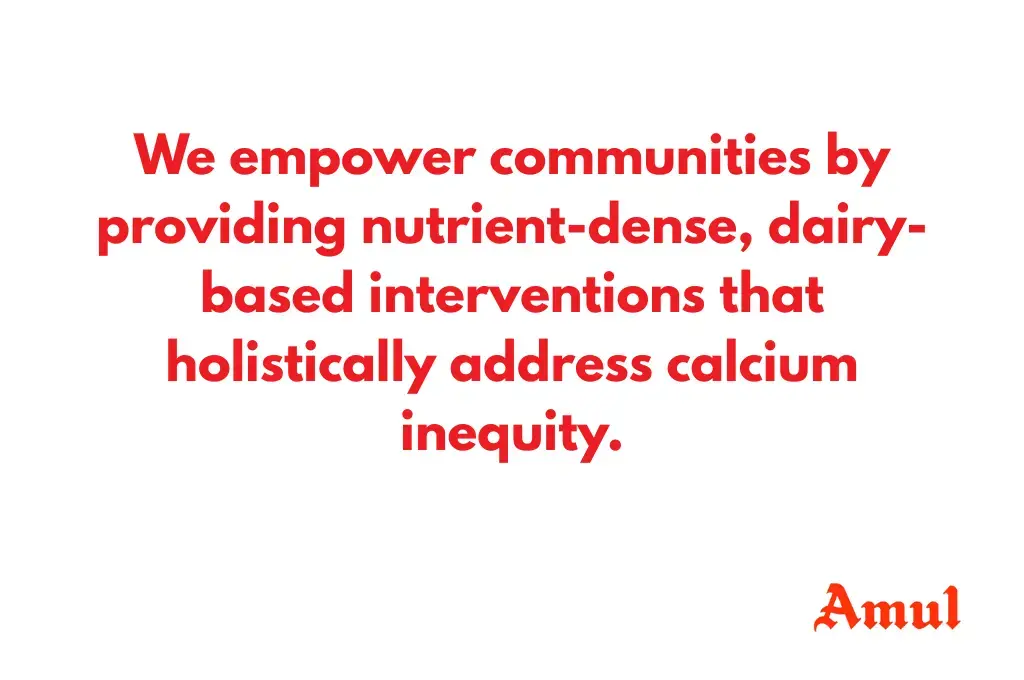 A parody Anul ad with the text, "We empower communities by providing nutrient-dense, dairy-based interventions that holistically address calcium inequity."--nonprofit humour