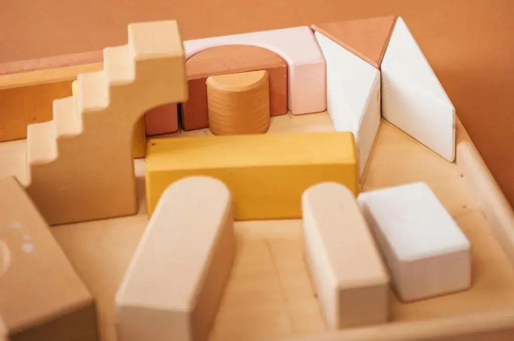 wooden blocks on brown table--AI for nonprofits