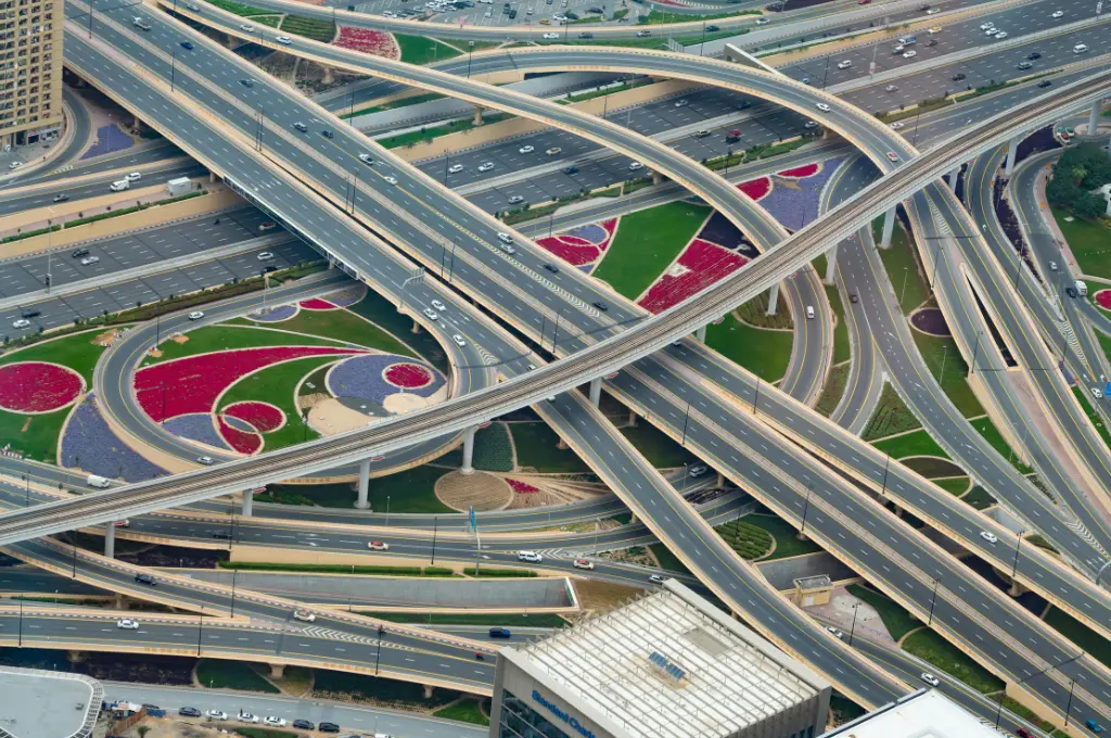 a network of flyovers and highways--systems change