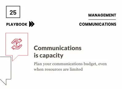 plan your communication