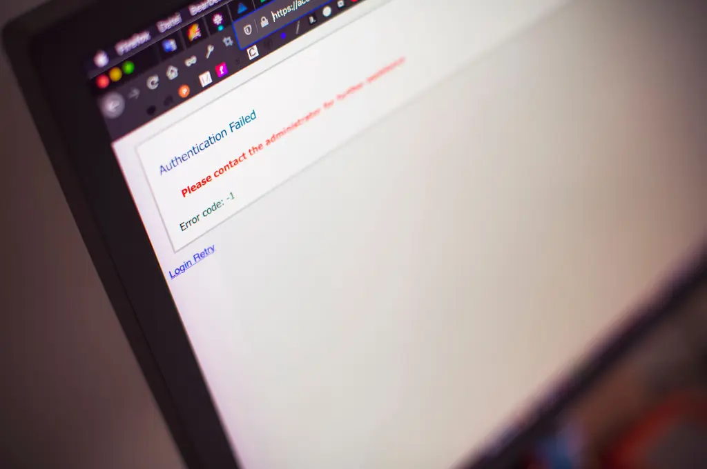 close-up of a laptop screen showing an 